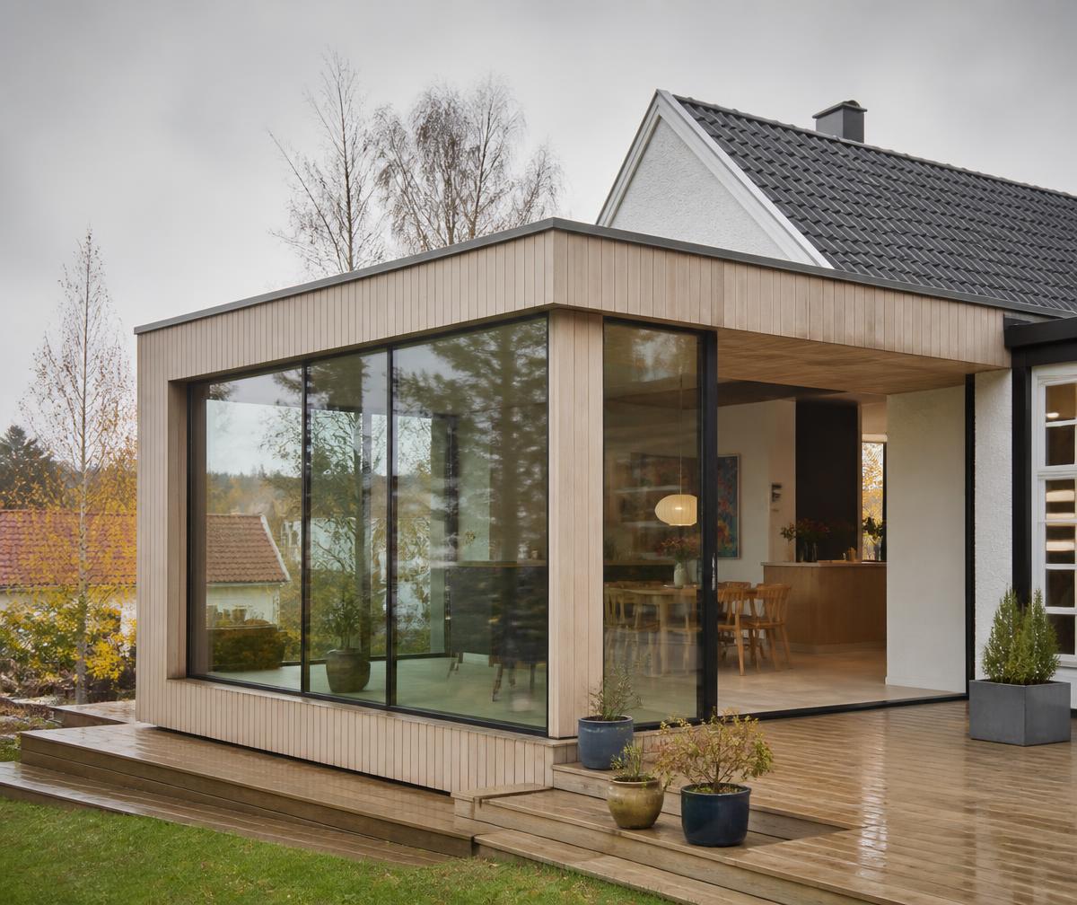 Tillbyggnad — projektexempel från Haninge Byggteam AB